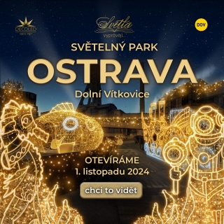 Světla vyprávějí – světelný park v Dolních Vítkovicích