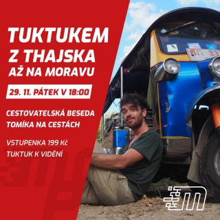 Tomík na cestách - Tuktukem z Thajska až na Moravu