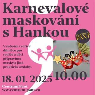 Karnevalové maskování s Hankou