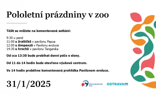 Pololetní prázdniny v zoo