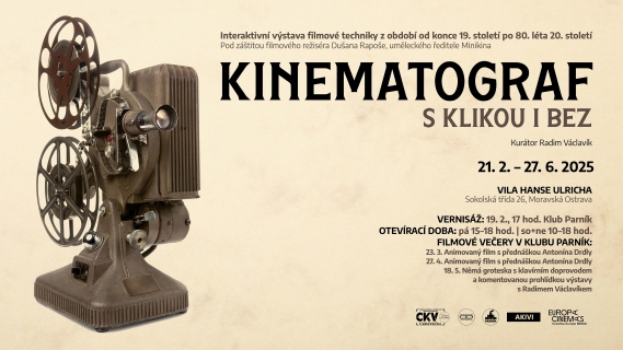 Kinematograf s klikou i bez