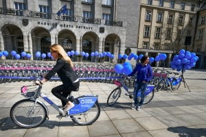 Bikesharing v ostravských ulicích